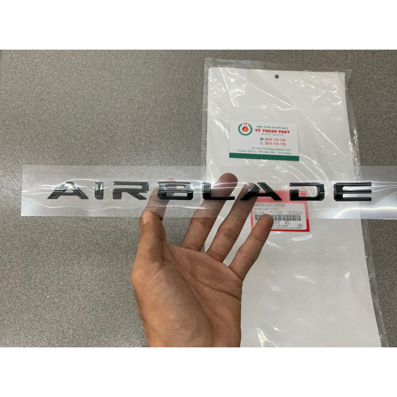Tem chử Airblade Xi Đen zin