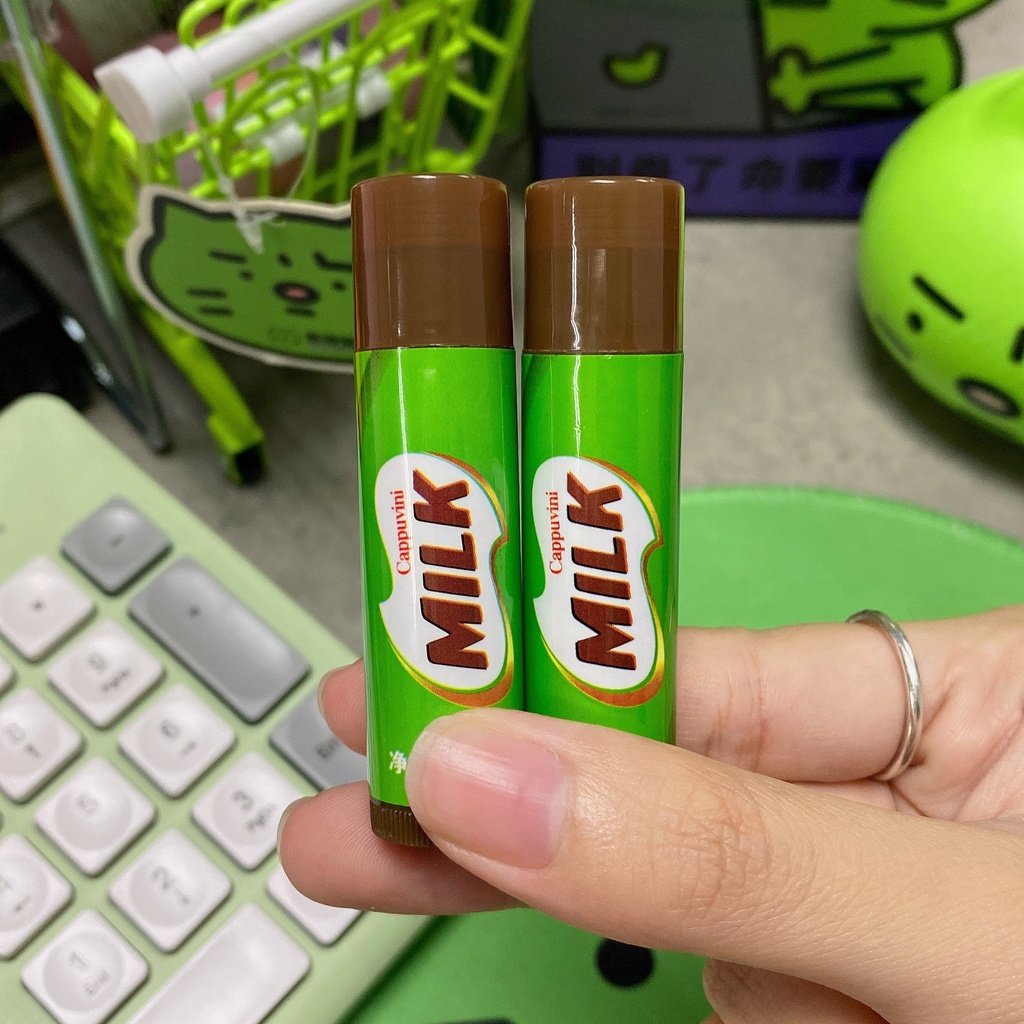 Set 3 son dưỡng có màu Cappuvini Milk dưỡng ẩm đào cacao