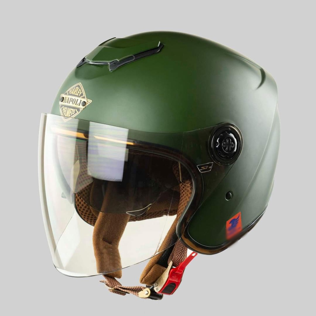 Mũ Bảo Hiểm 125 NAPOLI 2 Kính  -Bảo Hành 12 Tháng .