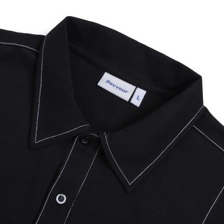 Áo Polo Oversize Bagy Revo/Black - Revvour