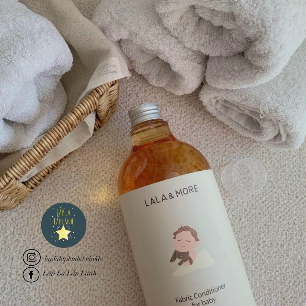 Nước giặt xả quần áo organic Lala & More 1000mL