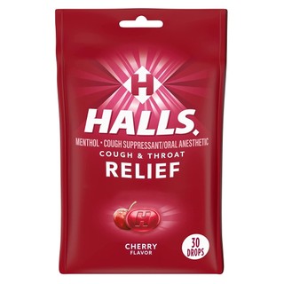 Kẹo ngậm Halls Relief Cherry, 30 viên - 40 viên