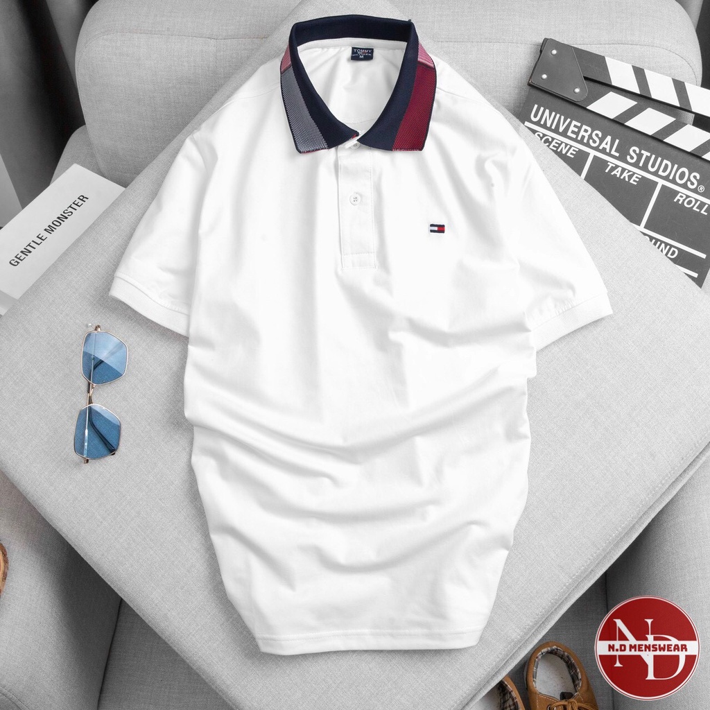 ÁO THUN NAM CÁ SẤU CỔ BẺ TOMY - N.D MENSWEAR