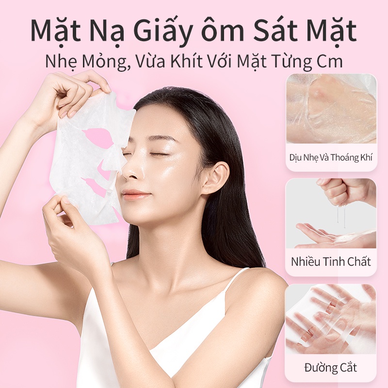 Mặt nạ Lab101 collagen niacinamide hydrolyzed chăm sóc B5 dành cho da khô Colorkey 10 miếng trong một hộp