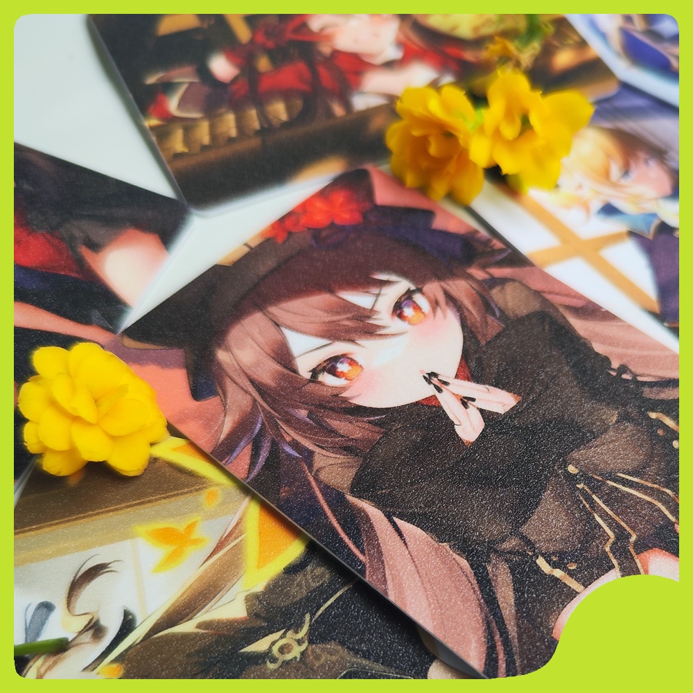 Card bo góc Genshin Impact (5.5 x 8.5 cm) by UOSA