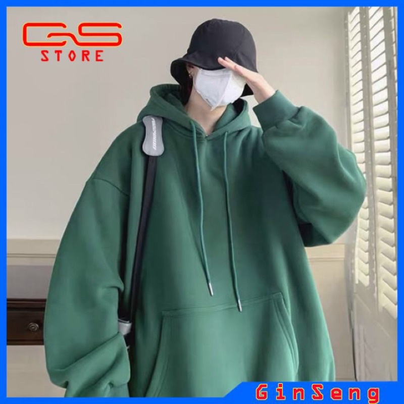 ÁO HOODIE NAM NỮ MÀU XANH LÁ CHẤT LIỆU VẢI NỈ