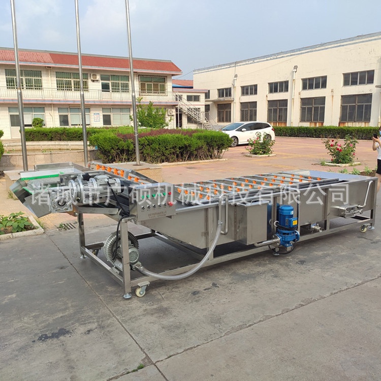 Máy phun bọt hoàn toàn tự động Máy làm sạch áp lực cao cho trái cây và rau quả Thiết bị làm sạch nước