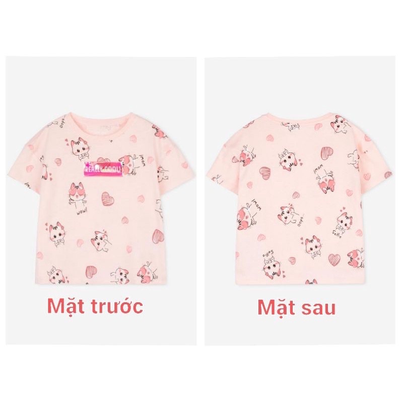 Áo phông ngắn tay xuất Nga bé gái🍓🍓🍓