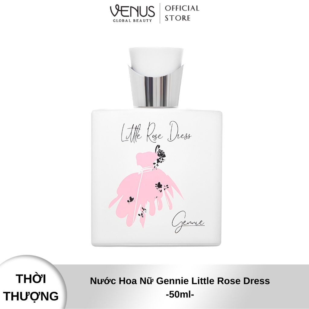 Bộ đôi Nước hoa và Sữa tắm Nữ Gennie Little Rose Dress 50ml + 450ml