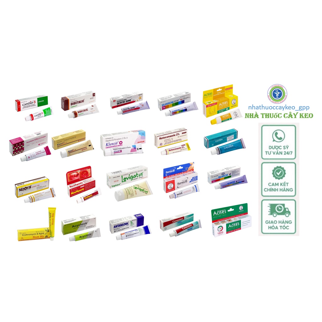 ✅Chính Hãng✅ ĐỦ MẪU BÔI NGOÀI DA, CHĂM SÓC BẢO VỆ DA HIỆU QUẢ