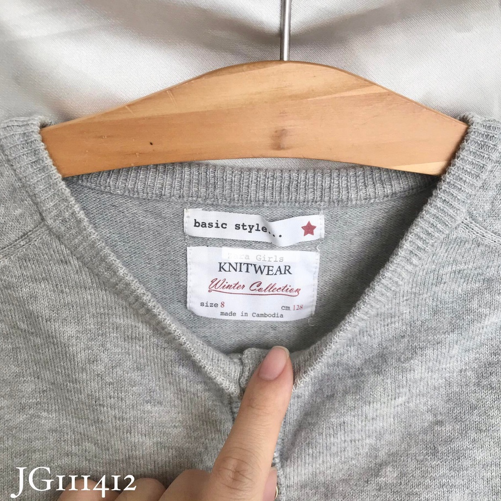 Áo khoác cardigan bé gái girl Cambodia xuất xịn