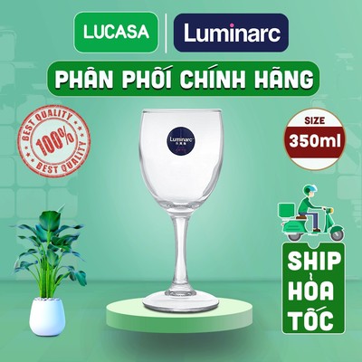 Bộ 6 Ly Rượu Vang Thủy Tinh Luminarc Elegance 350ml - BOL3179 | Phân Phối Chính Hãng