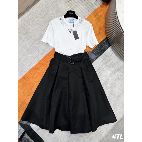 Chân váy bút chì pra kèm túi