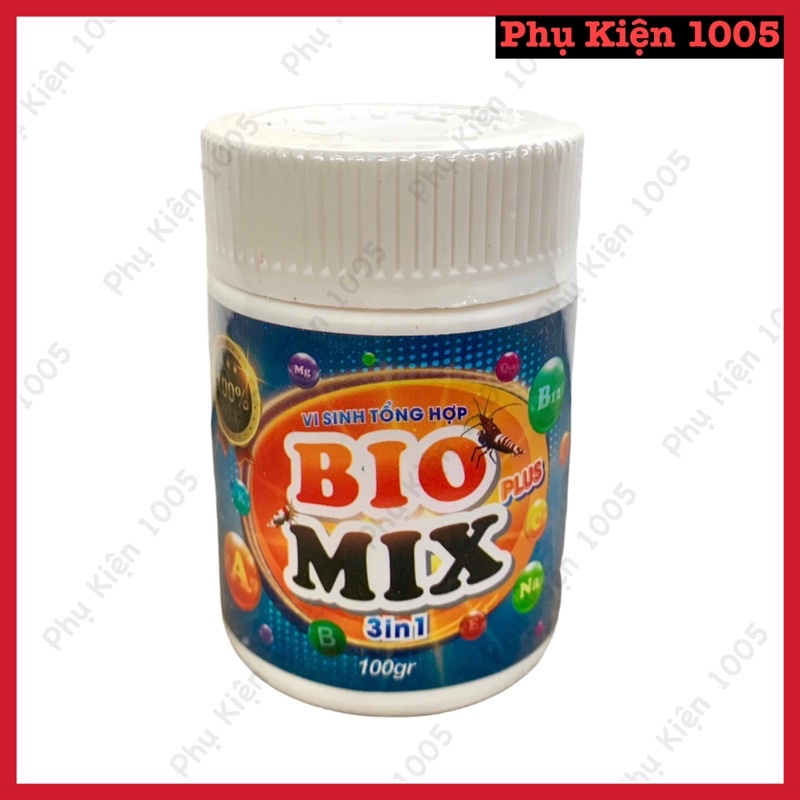 BIO MIX PLUS 3IN1 | Men Vi Sinh Đậm Đặc Cho Hồ Cá Tép, Thuỷ Sinh
