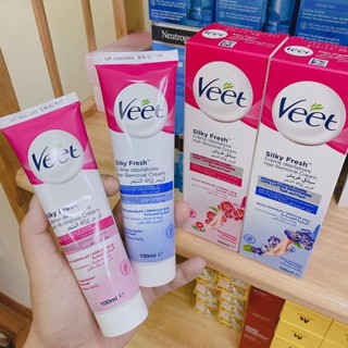 Kem Tẩy Lông Veet Silk And Fresh Technology 100ml