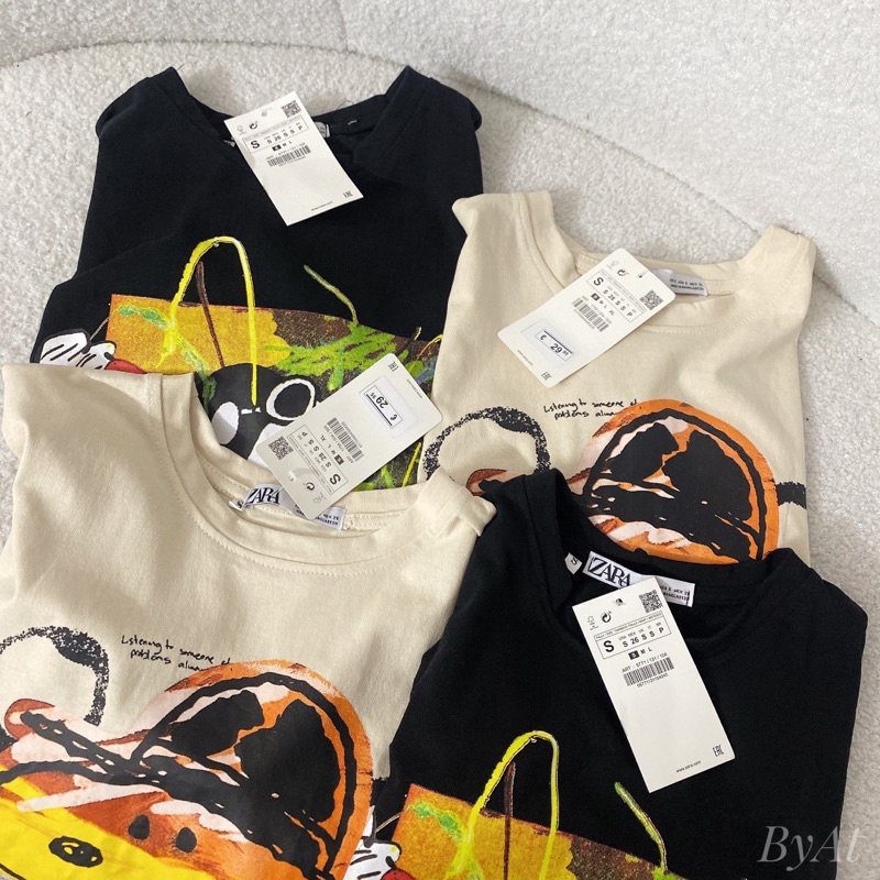 Áo phông ZR nữ hoạt hình vnxk