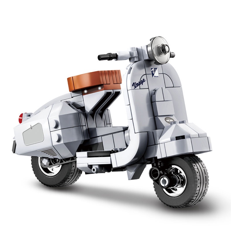 Lắp ráp xe máy Vespa mô hình LEGO - Bộ quà tặng , Decor trang trí. Đồ chơi cho bé trai, bé gái