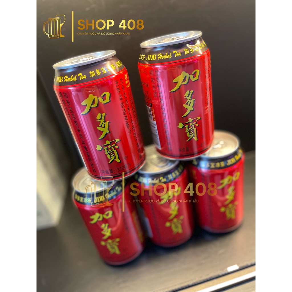 (Combo 5 lon) (Nước sâm) Trà Thảo Mộc JiaDuoBao - Hàng chính hãng công ty