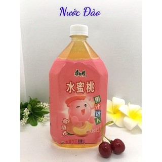Nước lê , Chanh , Đào chai 1lít