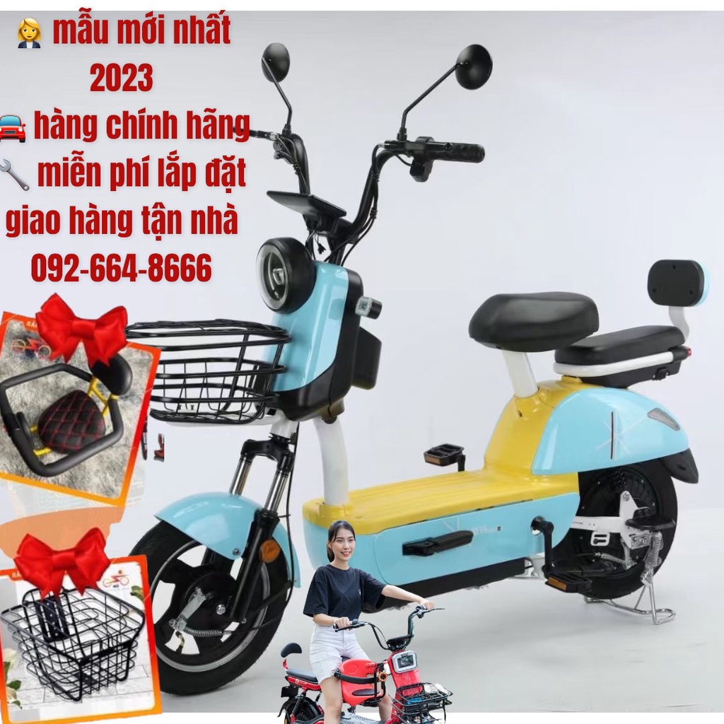 Xe điện AHBIKE hotgril New beer- a hìu Q7 - LẮP ĐẶT GIAO HÀNG TẬN NHÀ