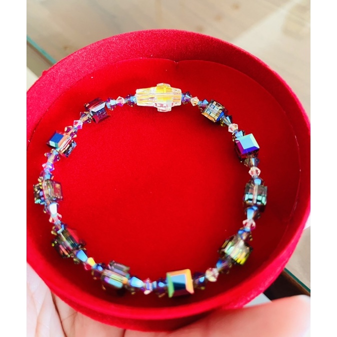 Vòng Tay-Chuỗi 10 Kinh Pha Lê Áo