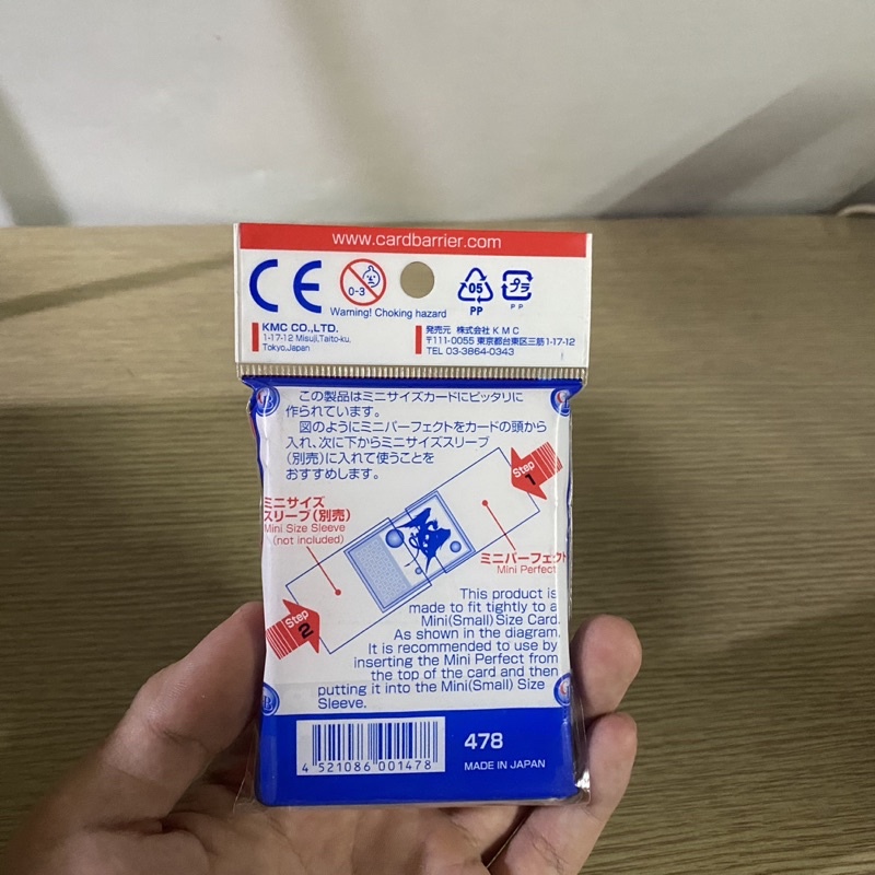 Túi bọc bài Fit Yugioh Sleeve KMC MINI PERFECT SIZE Standard Size 60x87mm
