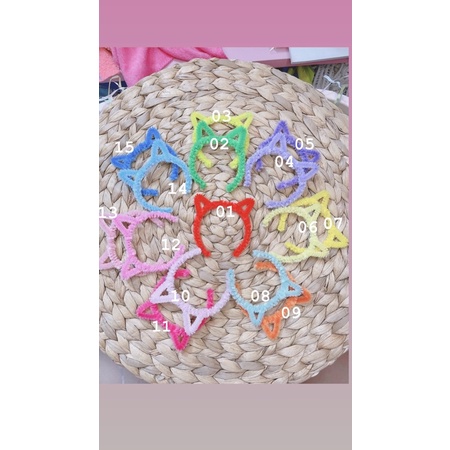 🧸Bờm Cài Tóc Tai Mèo Size 5in Xinh Xắn🌸🎀🌸