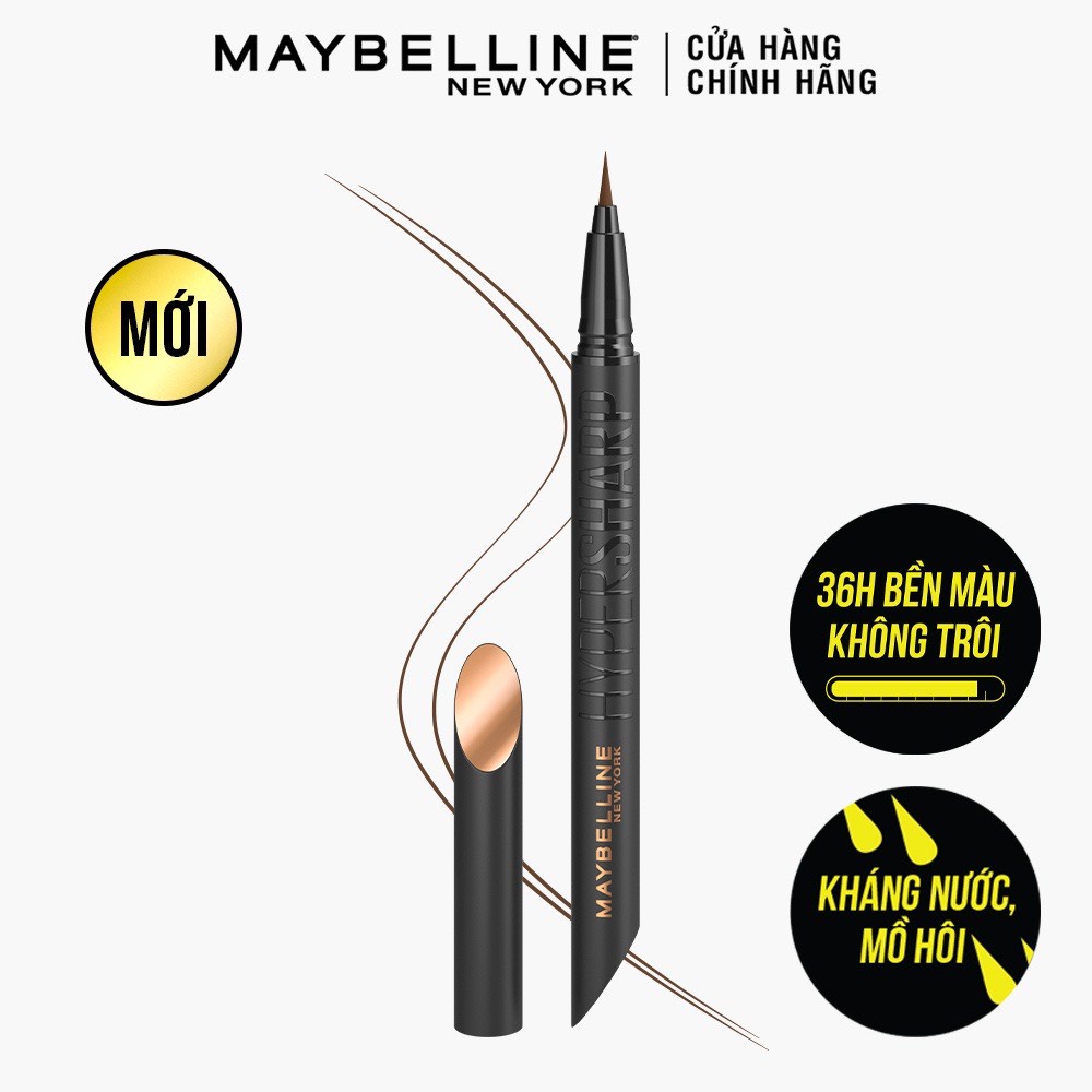 [MAYBELLINE NEW YORK] Bút Kẻ Mắt Nước Siêu Sắc Mảnh, Không Lem Trôi Hyper Sharp Liner Extreme 0.4g