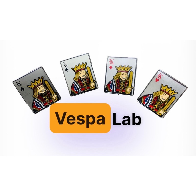 LOGO VESPA CON GIÀ (King)/ BÀI TÂY