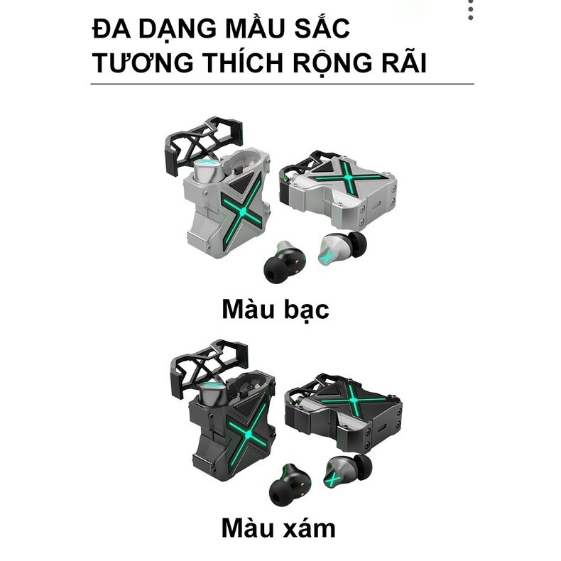 Tai Nghe Gaming Bluetooth K89  đèn LED chữ X nhiều chế độ có độ trễ thấp nghe nhạc âm BASS mạnh mẽ Pavu Tech