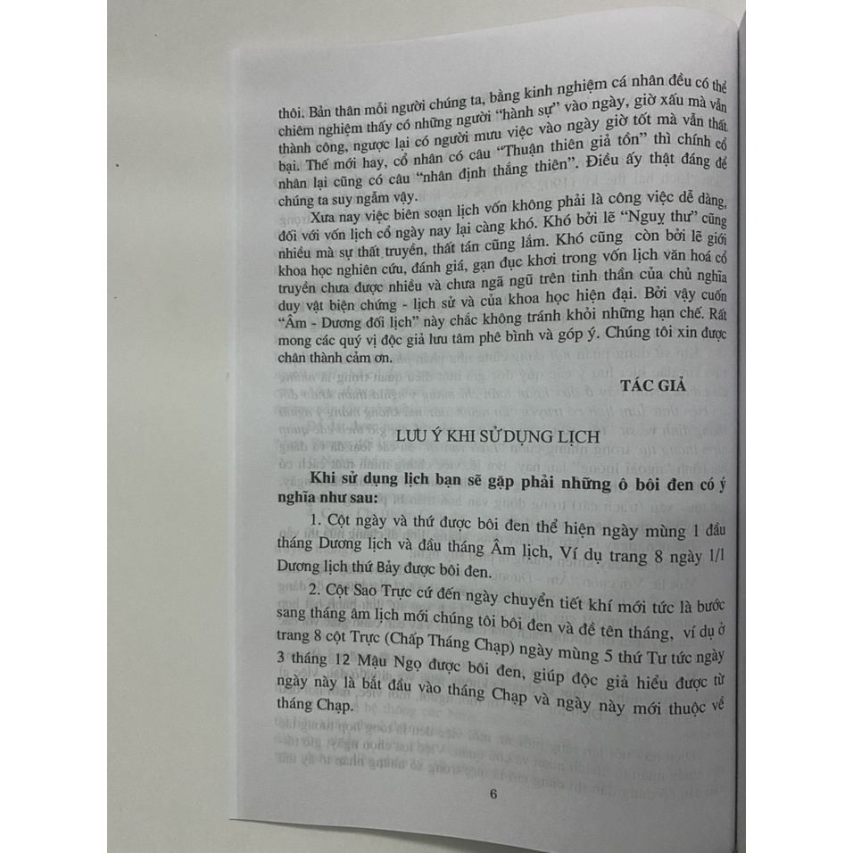 Sách - Âm dương đối lịch 2024 - 2029