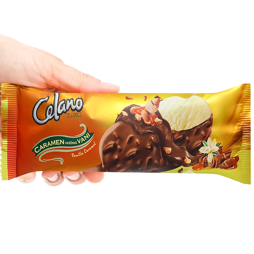 SET 10 QUE - Kem vani caramel Celano Passion classic cây 53g