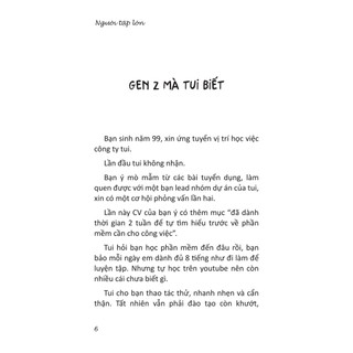 Sách Người Tập Lớn - Chà