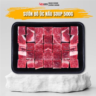 Sườn bò úc nấu soup meat world 500g - short rib bone in aus beef