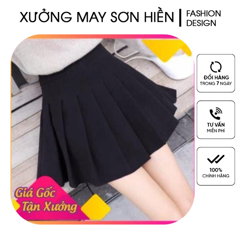 Chân Váy Tennis Xếp Li ❤️ Siêu đẹp ❤️ Chân Váy Tennis Xếp Li Chất U mì Xưởng May Sơn Hiền MS4444