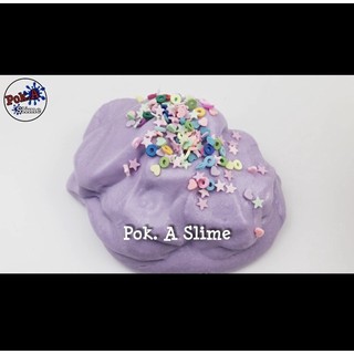 Slime Purple Pop - chất Thick Glossy & Jumbo Floam