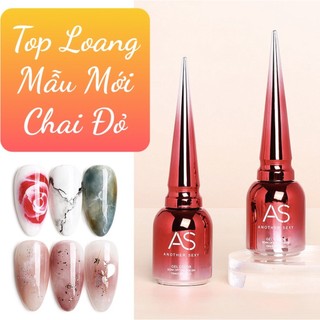 Sơn as chai đỏ - sơn gel top loang 15ml