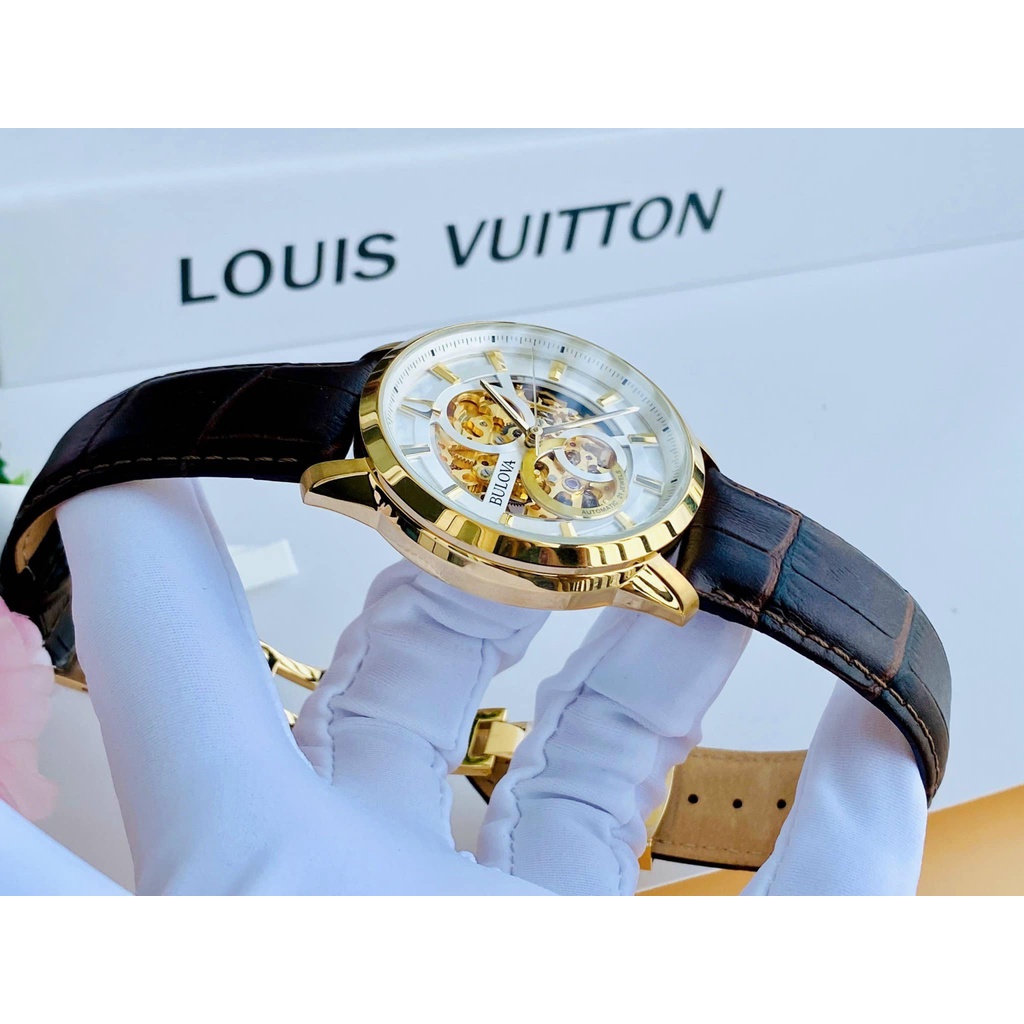 Đồng Hồ Nam BULOVA Automatic 97A138 Chính Hãng Tặng Dây Da Cao Cấp