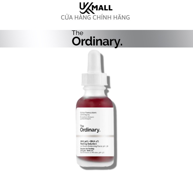 The Ordinary Peeling Solution AHA 30% + BHA 2% tẩy da 30ml