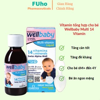 Siro Vitamin và khoáng chất cho trẻ Wellbaby Multi