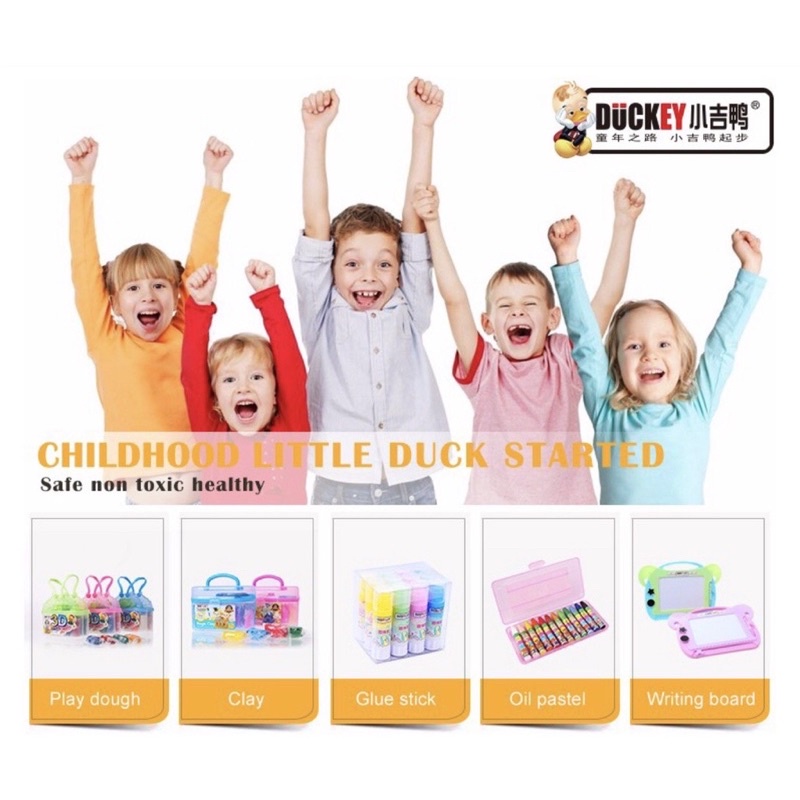 Đất sét hữu cơ Duckey _Đấ t nặn,slam cao cấp an toàn cho bé