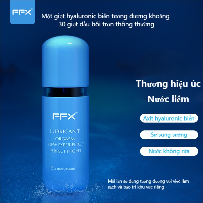 Gell bôi trơn nữ hỗ trợ khô hạn gel bôi nước kéo dài ướt  bôi trơn  êm ái  100ML
