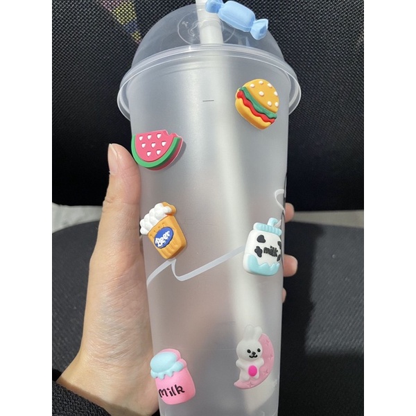 Sét 4 sticker 3D nhiều hình siêu dễ thương❤️