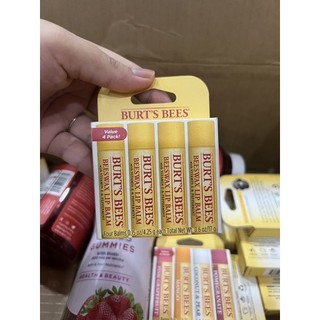Son dưỡng môi thiên nhiên Burt’s Bees dưỡng ẩm lâu và không thâm môi - Natural Lip Balm Burts Bee