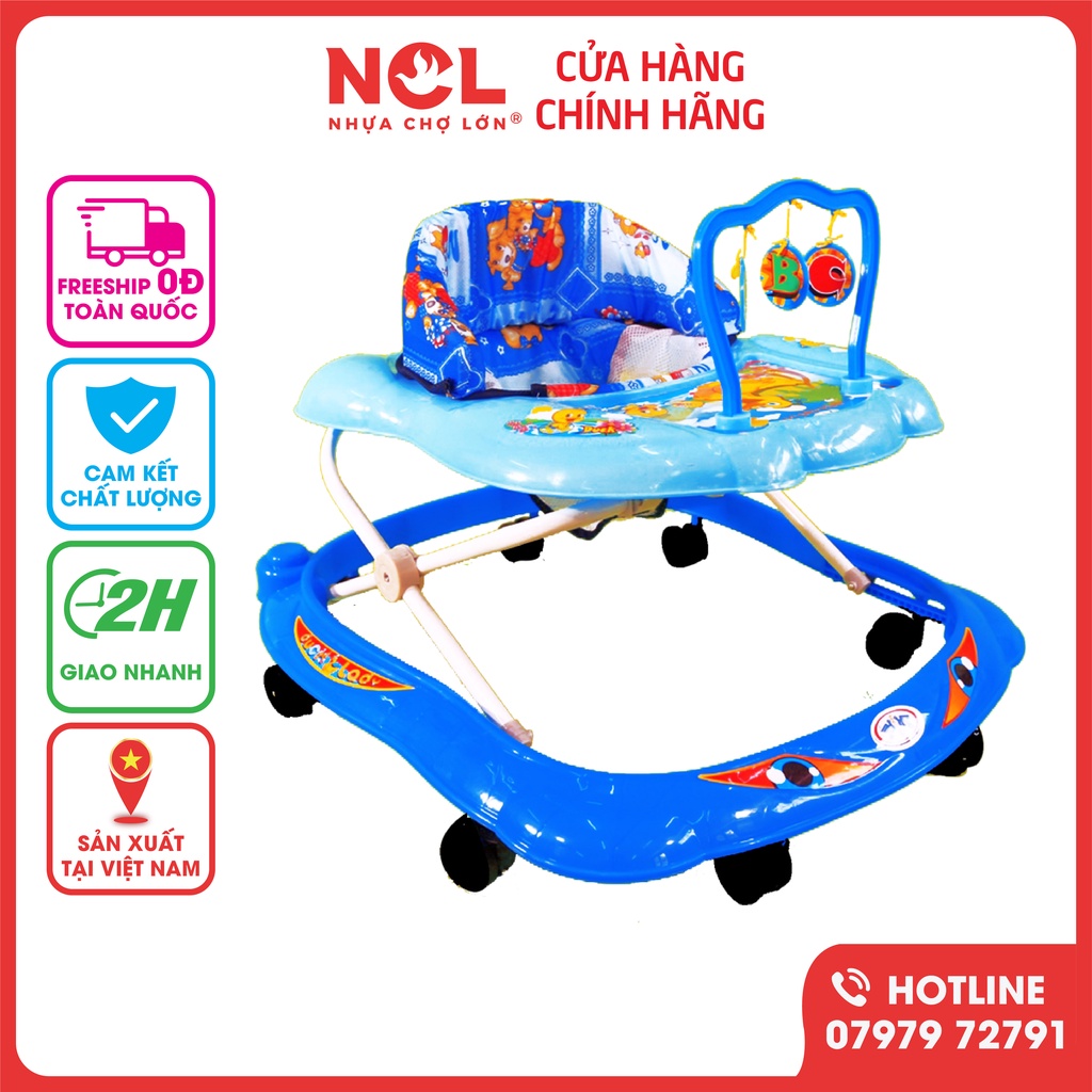 Xe Tập Đi Nhựa Chợ Lớn L3 Con Vịt (Không nhạc) - M1441A-XTĐ - Dành Cho Bé Từ 6 - 12 Tháng