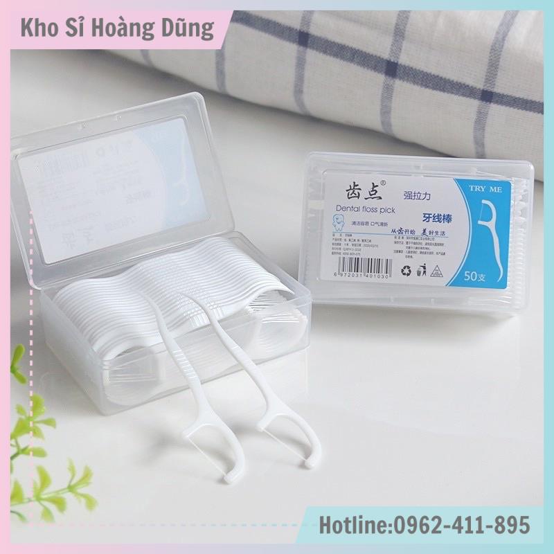 [Giá Sỉ] Tăm chỉ nha khoa an toàn dễ sử dụng, vệ sinh chăm sóc răng miệng