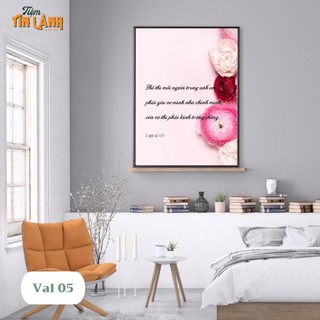 Ttl/ tranh valentine - tranh tường lời chúa về tình yêu thương