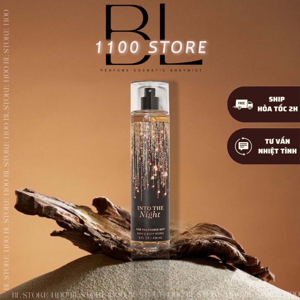 ✨BL✨Xịt Thơm Dưỡng Mịn Da Toàn Thân Bath & Body Works | Into the Night | BigBuy360 - bigbuy360.vn