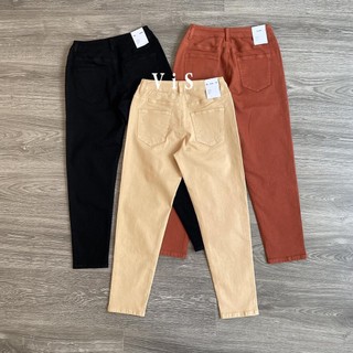 quần jean nữ lửng dáng slim