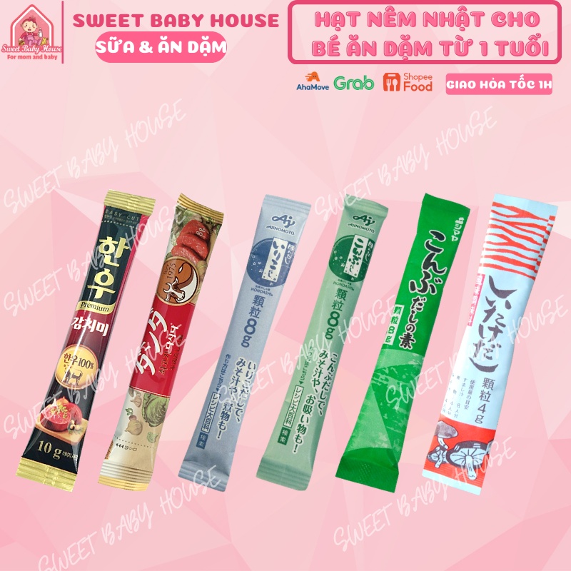 Hạt nêm cho bé ăn dặm từ 6 tháng. Date 2023 - Sweet Baby House